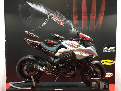 2018EICMA YOSHIMURAブース”KATANA”に採用